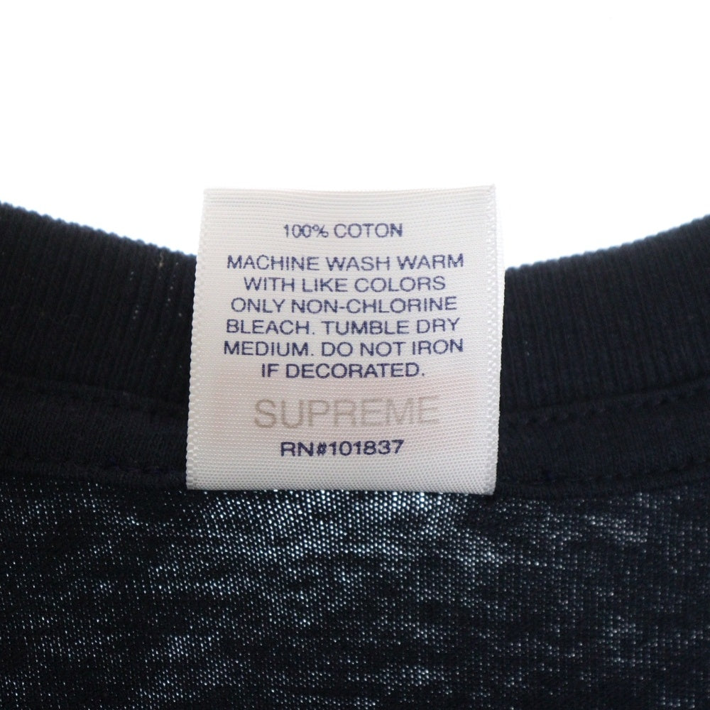 SUPREME(シュプリーム) 23SS Tonal Box Logo Tee トーナル ボックスロゴ プリント クルーネック 半袖Tシャツ カットソー ネイビー