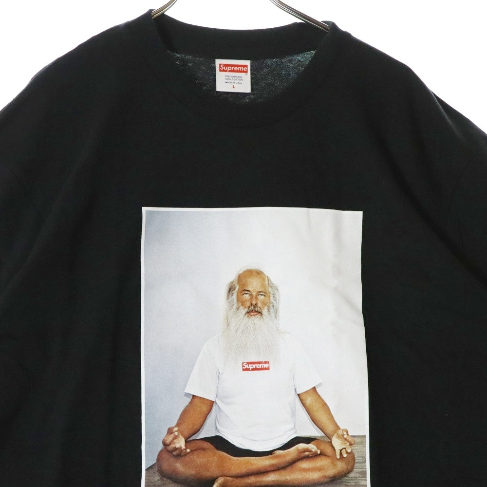 SUPREME(シュプリーム) 21AW Rick Rubin Tee リック・ルービン フォトプリント クルーネック 半袖Tシャツ カットソー ブラック