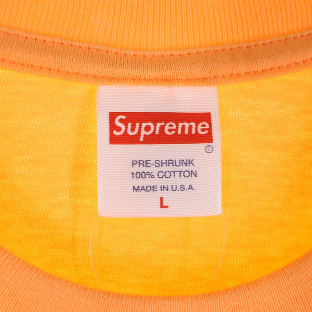 SUPREME(シュプリーム) 23SS Motion Logo Tee モーション ロゴ プリント クルーネック 半袖Tシャツ カットソー オレンジ
