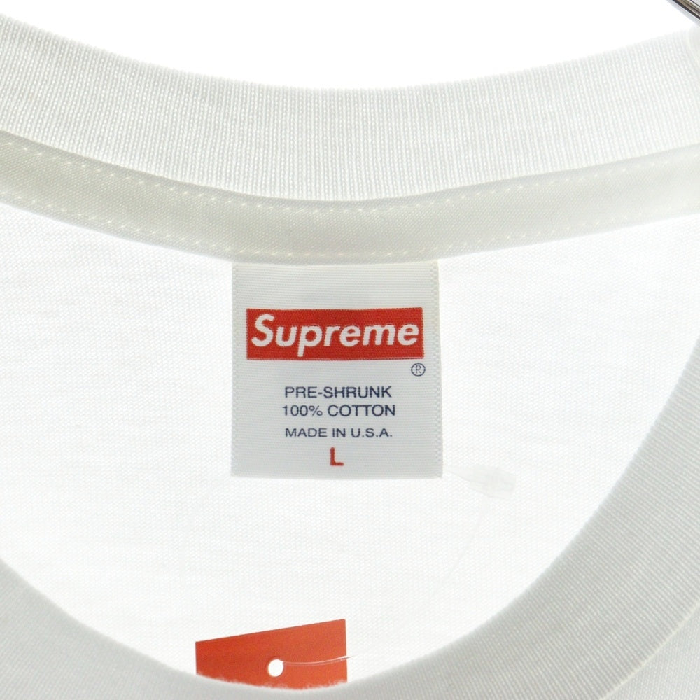SUPREME(シュプリーム) 23SS Tonal Box Logo Tee トーナル ボックスロゴ プリント クルーネック 半袖Tシャツ カットソー ホワイト