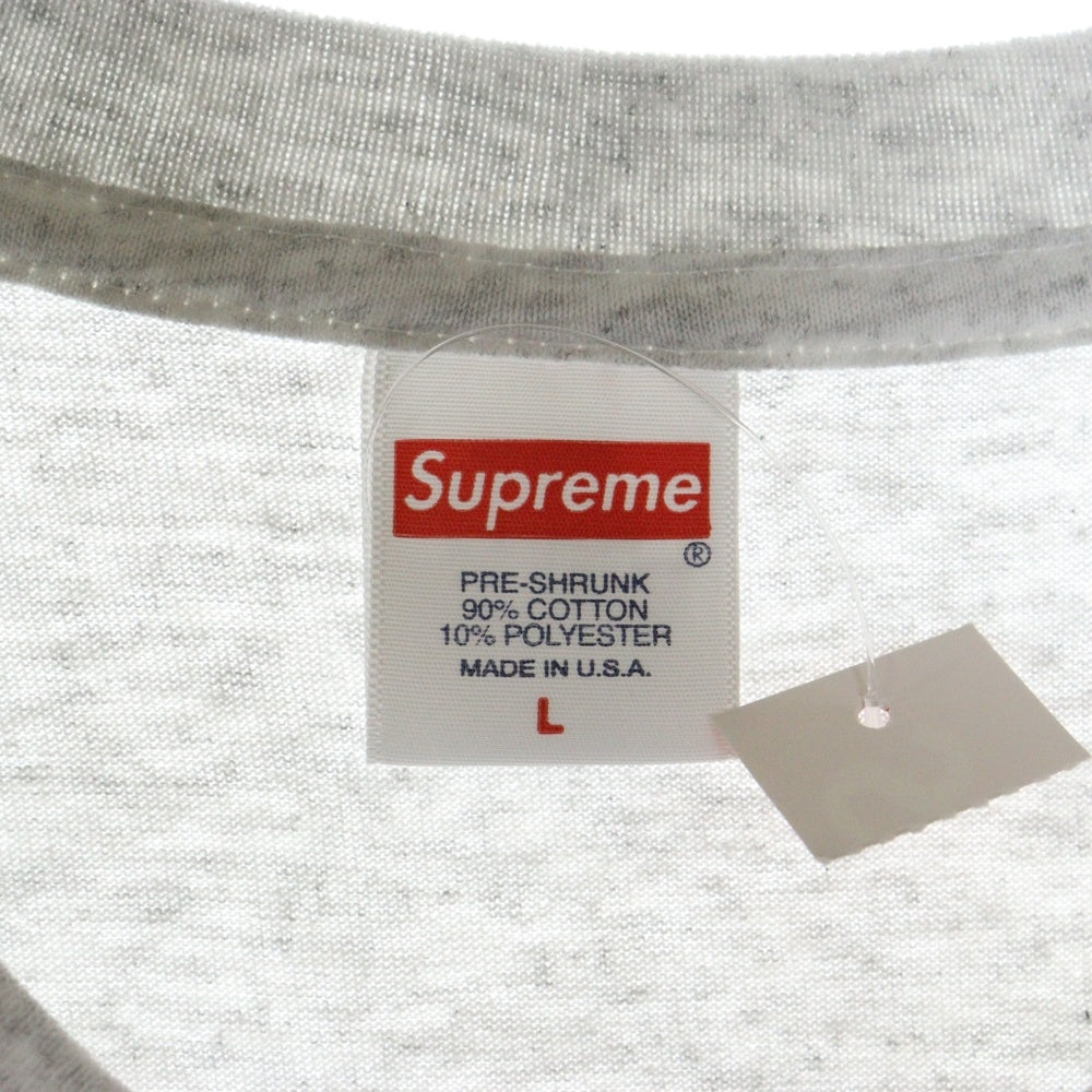 SUPREME(シュプリーム) 23SS Motion Logo Tee モーション ロゴ プリント クルーネック 半袖Tシャツ カットソー ライトグレー