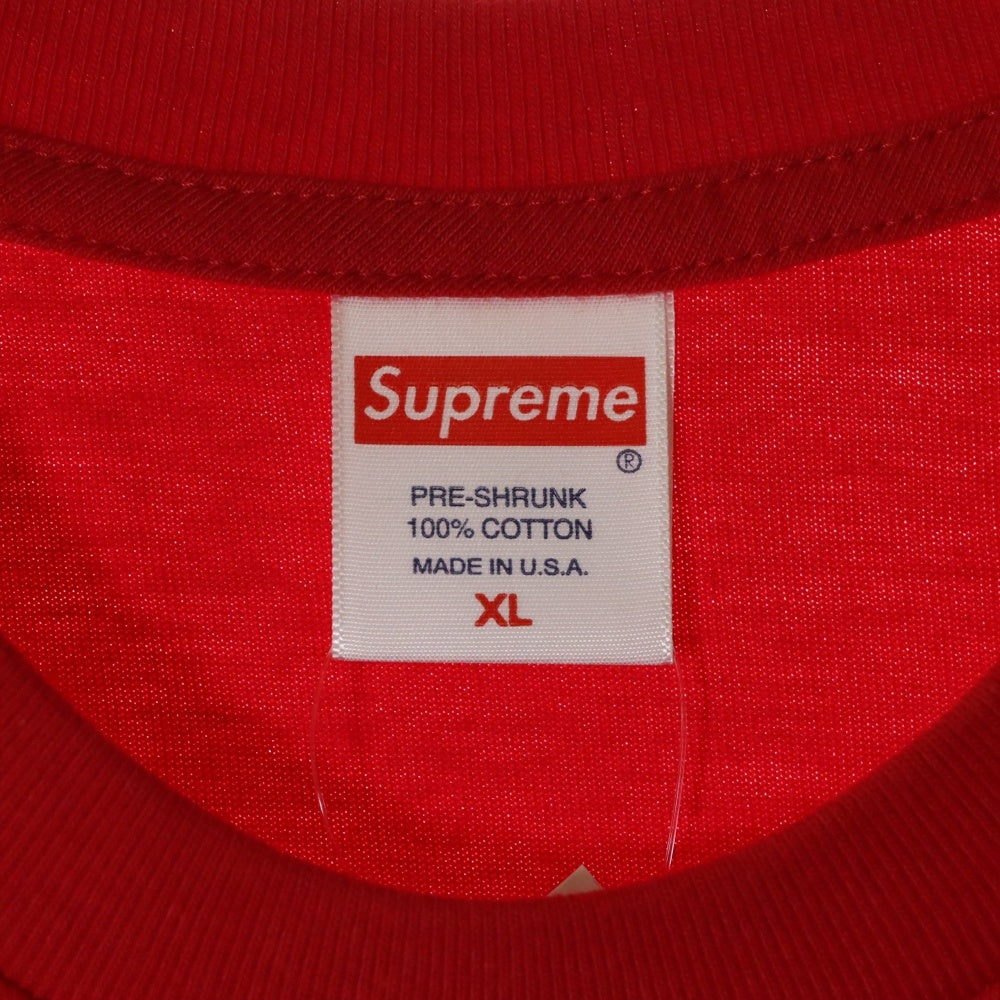 SUPREME(シュプリーム) 19AW Bandana Box Logo Tee バンダナ ボックスロゴ プリント クルーネック 半袖Tシャツ カットソー レッド