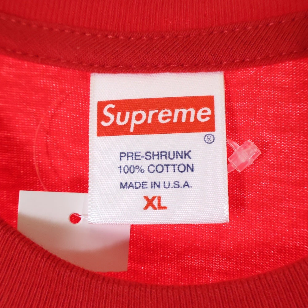 SUPREME(シュプリーム) 19AW Bandana Box Logo Tee バンダナ ボックスロゴ プリント クルーネック 半袖Tシャツ カットソー レッド