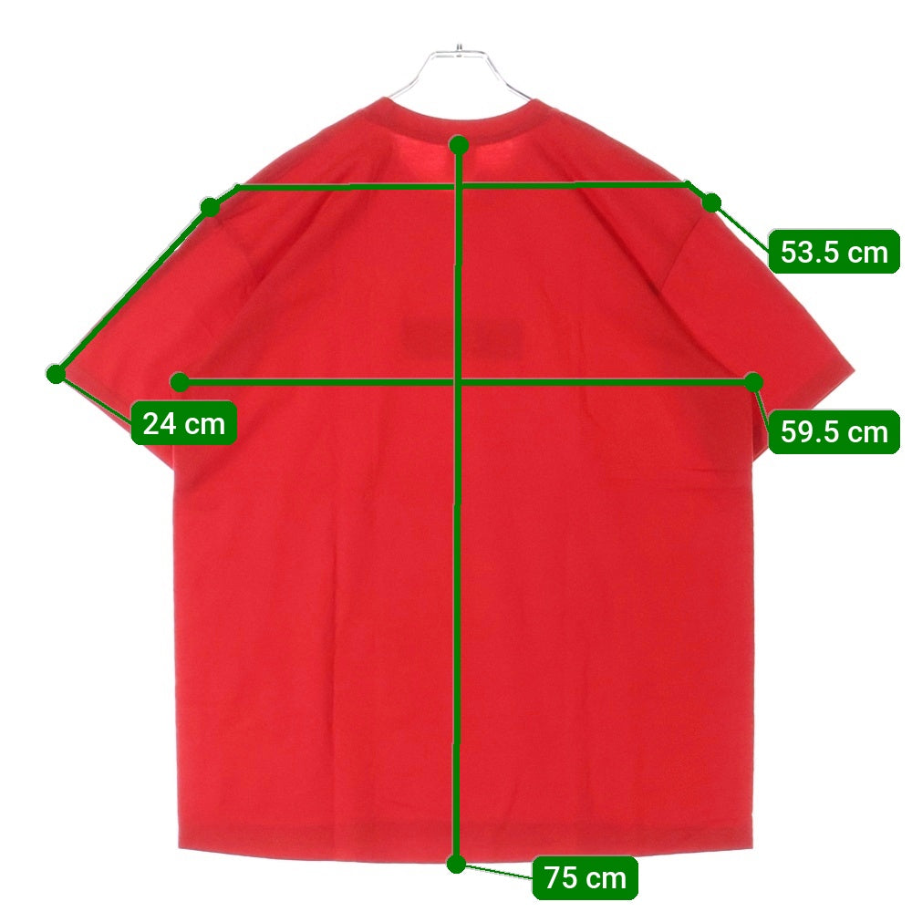 SUPREME(シュプリーム) 19AW Bandana Box Logo Tee バンダナ ボックスロゴ プリント クルーネック 半袖Tシャツ カットソー レッド