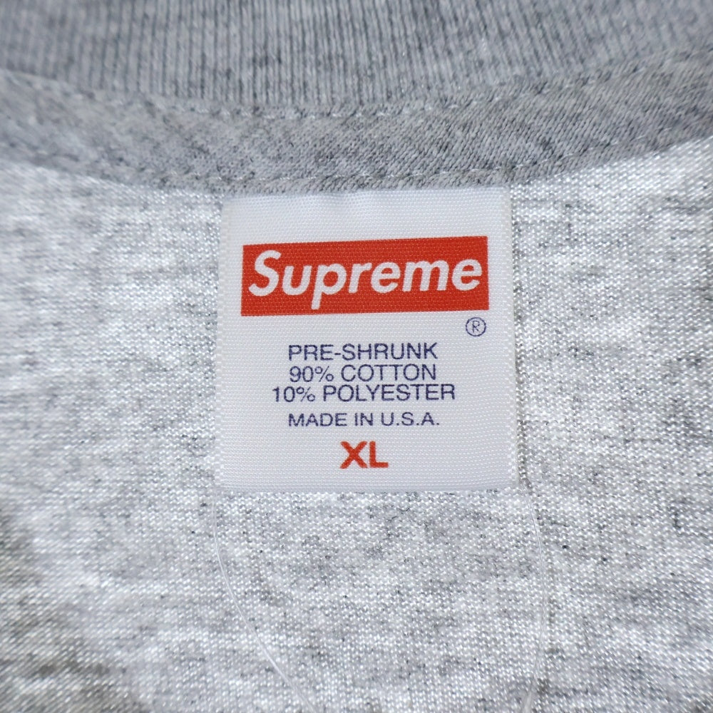 SUPREME(シュプリーム) 19AW Bandana Box Logo Tee バンダナ ボックスロゴ プリント クルーネック 半袖Tシャツ カットソー グレー