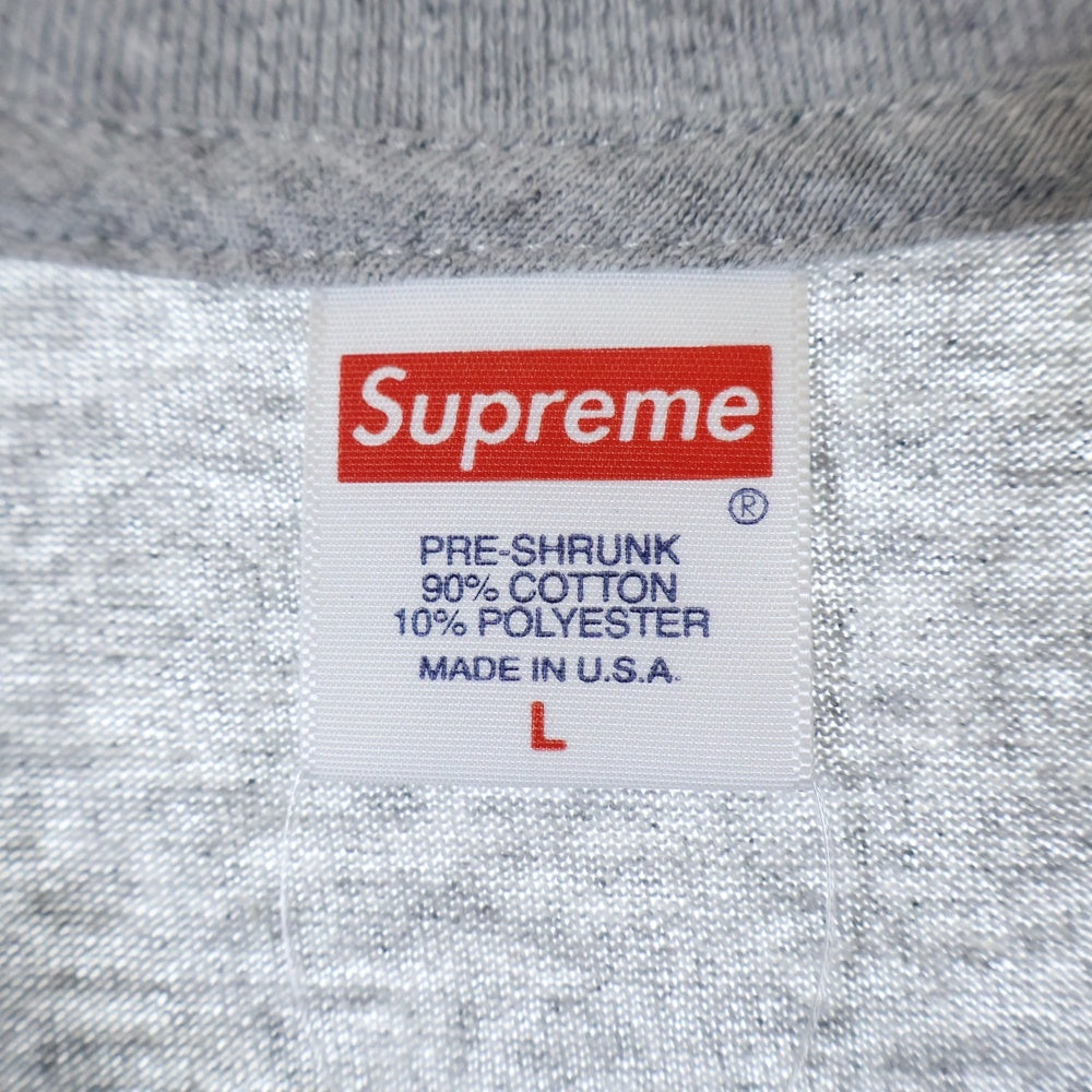 SUPREME(シュプリーム) 19AW Bandana Box Logo Tee バンダナ ボックスロゴ プリント クルーネック 半袖Tシャツ カットソー グレー