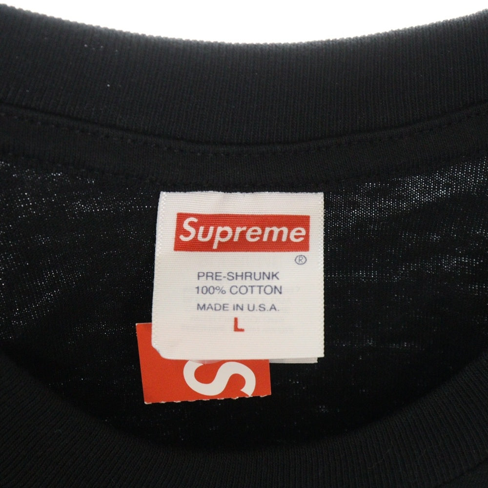 SUPREME(シュプリーム) 23SS Tonal Box Logo Tee トーナル ボックスロゴ プリント クルーネック 半袖Tシャツ カットソー ブラック