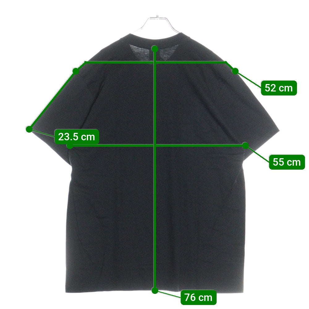 SUPREME(シュプリーム) 22S × Burberry Box Logo Tee バーバリー ボックスロゴ クルーネック 半袖Tシャツ カットソー ブラック