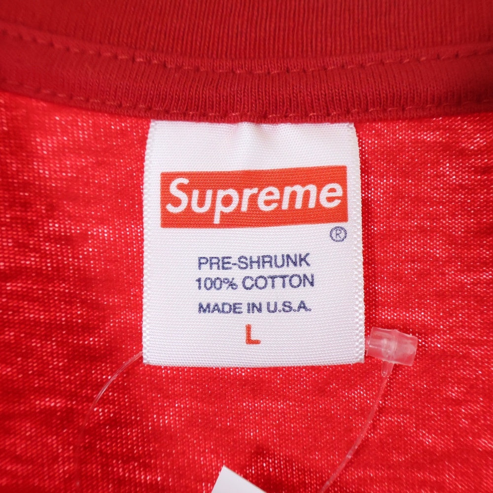 SUPREME(シュプリーム) 23SS Tonal Box Logo Tee トーナル ボックスロゴ プリント クルーネック 半袖Tシャツ カットソー レッド