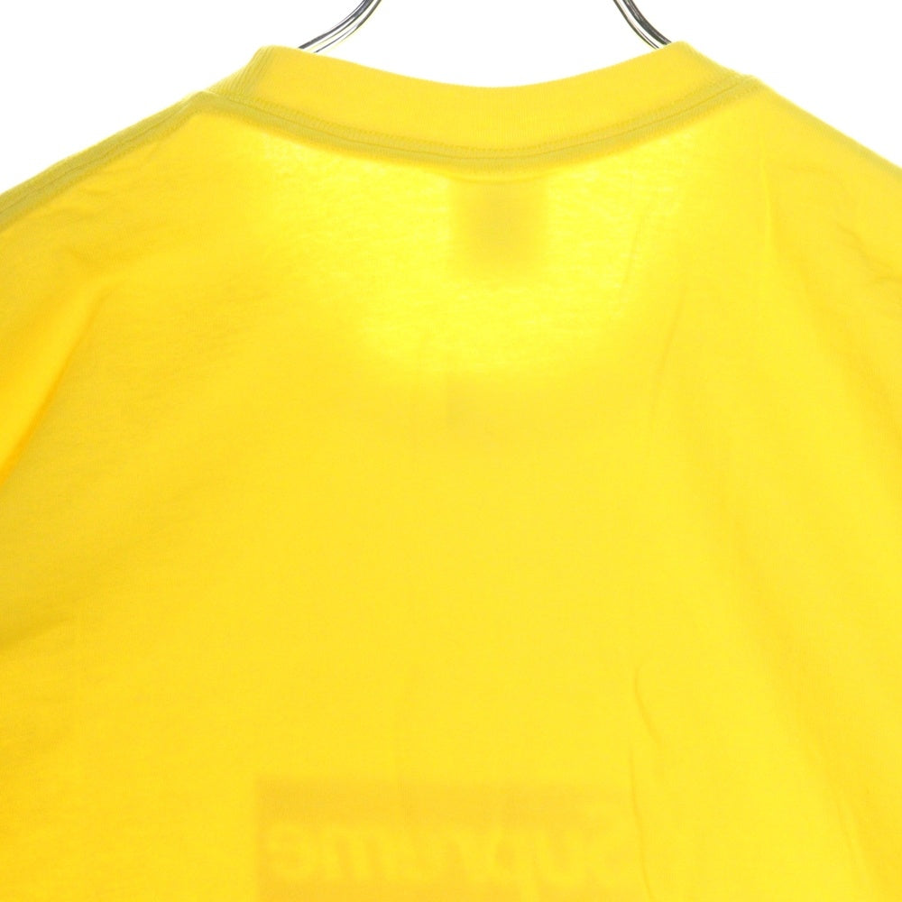 SUPREME(シュプリーム) 23SS Tonal Box Logo Tee トーナル ボックスロゴ プリント クルーネック 半袖Tシャツ カットソー イエロー