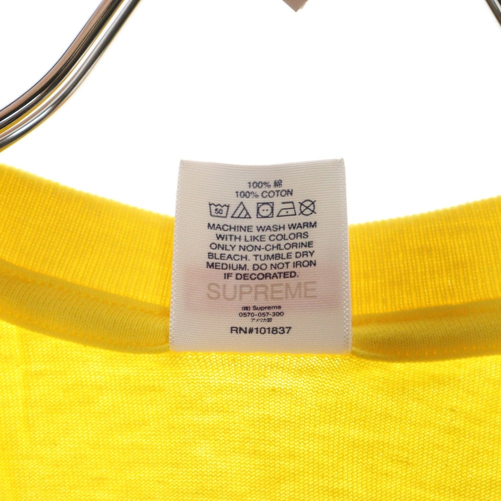 SUPREME(シュプリーム) 23SS Tonal Box Logo Tee トーナル ボックスロゴ プリント クルーネック 半袖Tシャツ カットソー イエロー