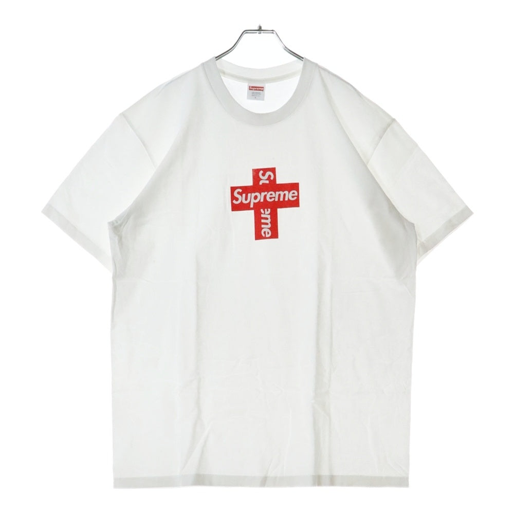 SUPREME(シュプリーム) 20AW Cross Box Logo Tee クロス ボックスロゴ クルーネック 半袖Tシャツ カットソー ホワイト