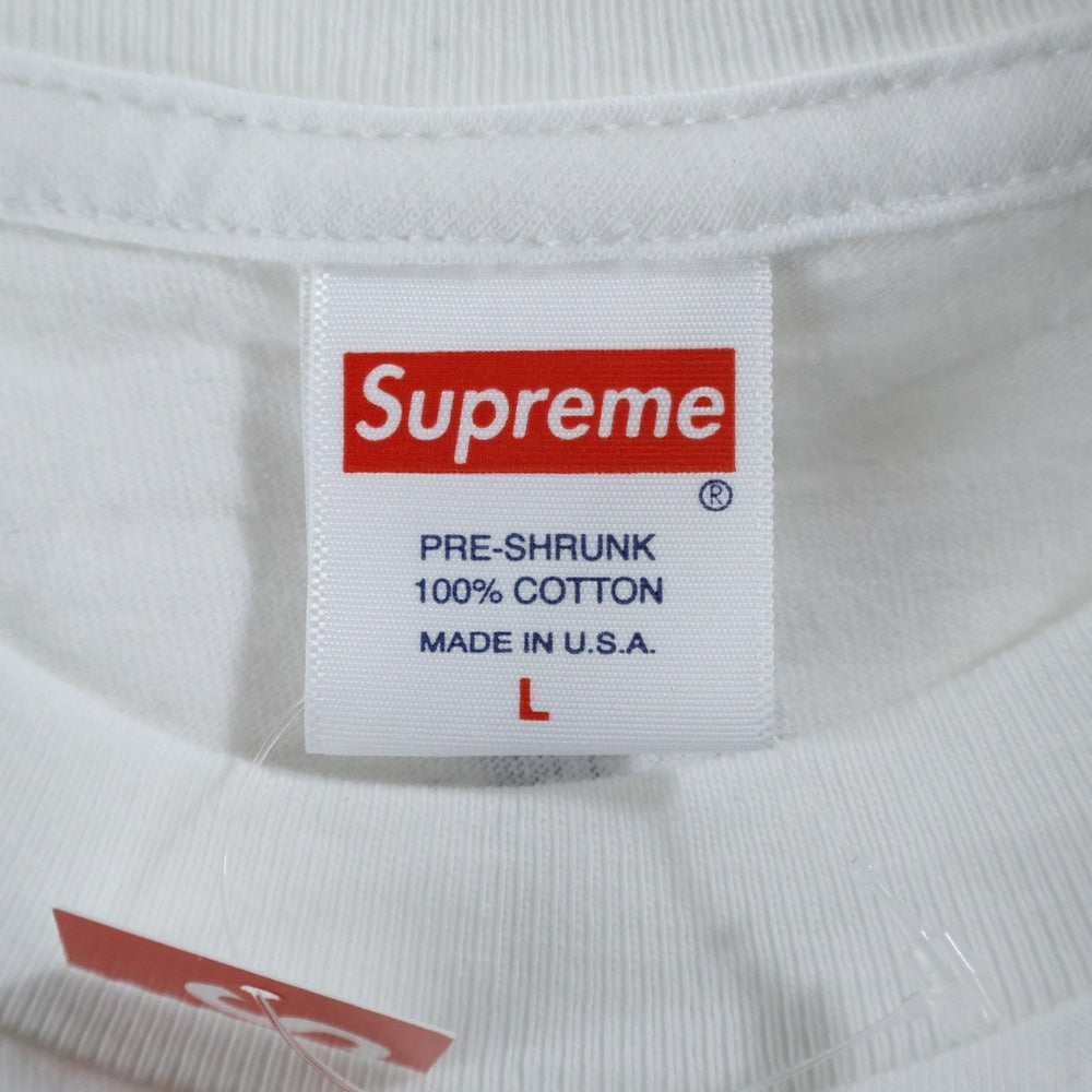 SUPREME(シュプリーム) 22SS Daido Moriyama Dog Tee 森山大道 ドッグ フォトプリント クルーネック 半袖Tシャツ カットソー ホワイト