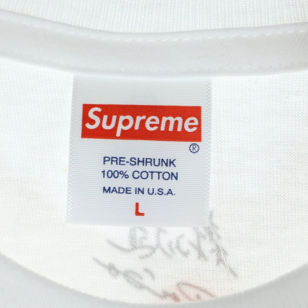 SUPREME(シュプリーム) 22SS Daido Moriyama Dog Tee 森山大道 ドッグ フォトプリント クルーネック 半袖Tシャツ カットソー ホワイト