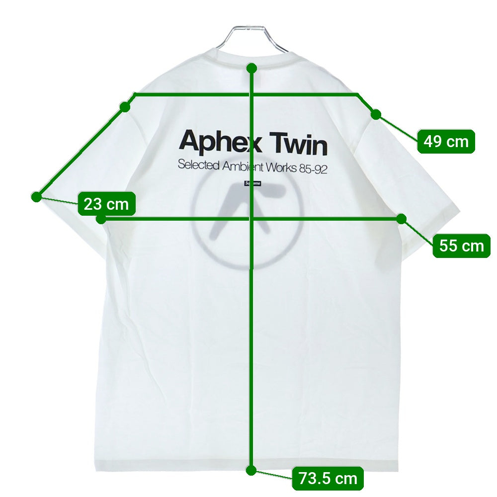 SUPREME(シュプリーム) 25SS Aphex Twin Ambient Works Tee エイフェックス ツイン アンビエントワークス プリント クルーネック 半袖Tシャツ カットソー ホワイト