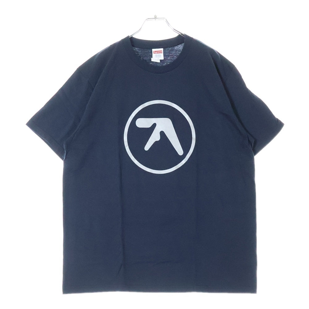 SUPREME(シュプリーム) 25SS Aphex Twin Ambient Works Tee エイフェックス ツイン アンビエントワークス プリント クルーネック 半袖Tシャツ カットソー ネイビー