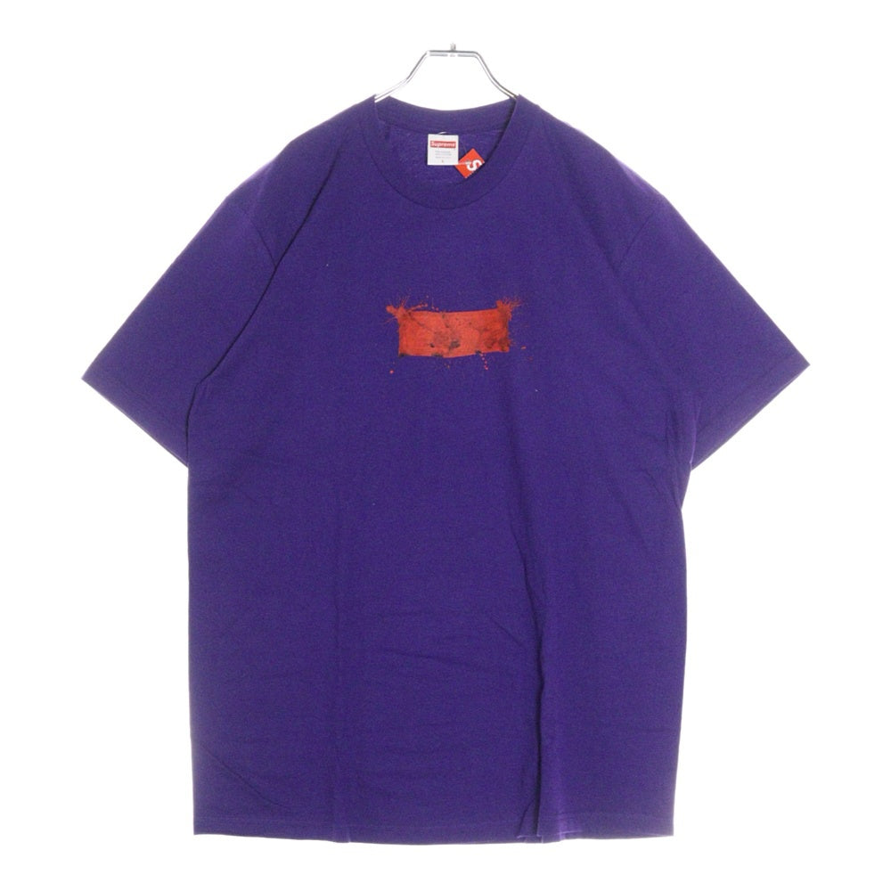 SUPREME(シュプリーム) 22SS Ralph Steadman Box Logo Tee ラルフステッドマン ボックスロゴ プリント 半袖Tシャツ カットソー パープル