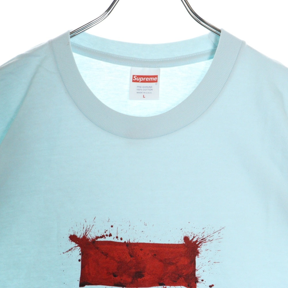 SUPREME(シュプリーム) 22SS Ralph Steadman Box Logo Tee ラルフステッドマン ボックスロゴ プリント 半袖Tシャツ カットソー ライトブルー