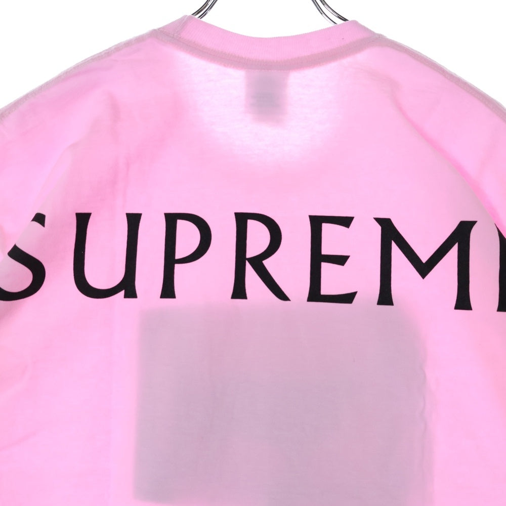 SUPREME(シュプリーム) 25SS Damien Hirst Tee ダミアンハースト プリント クルーネック 半袖Tシャツ カットソー ピンク