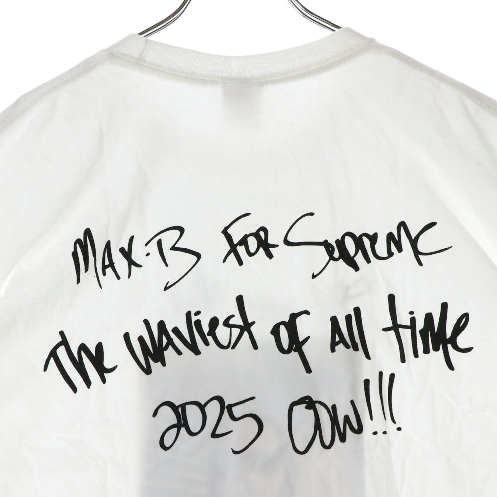 SUPREME(シュプリーム) 25SS Max B Tee マックスビー シーラブズミー フォトプリント クルーネック 半袖Tシャツ カットソー ホワイト
