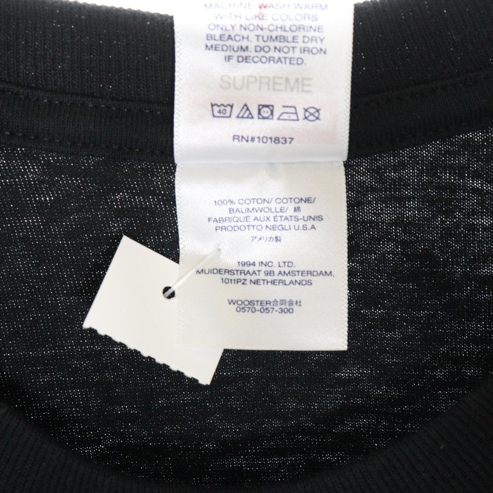 SUPREME(シュプリーム) 22AW Andre 3000 Tee アンドレ 3000 プリント クルーネック 半袖Tシャツ カットソー ブラック