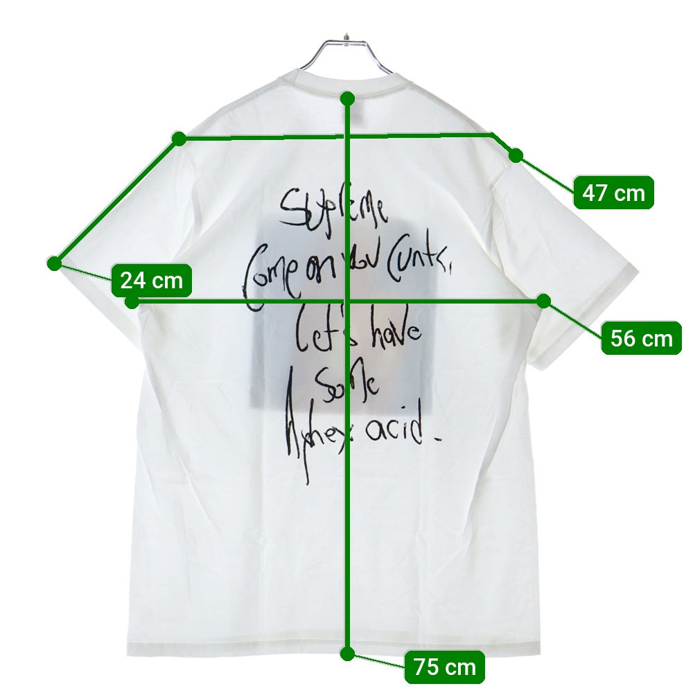 SUPREME(シュプリーム) 25SS Aphex Twin Windowlicker Tee エイフェックス ツイン ウィンドウリッカー フォトプリント クルーネック 半袖Tシャツ カットソー ブラック