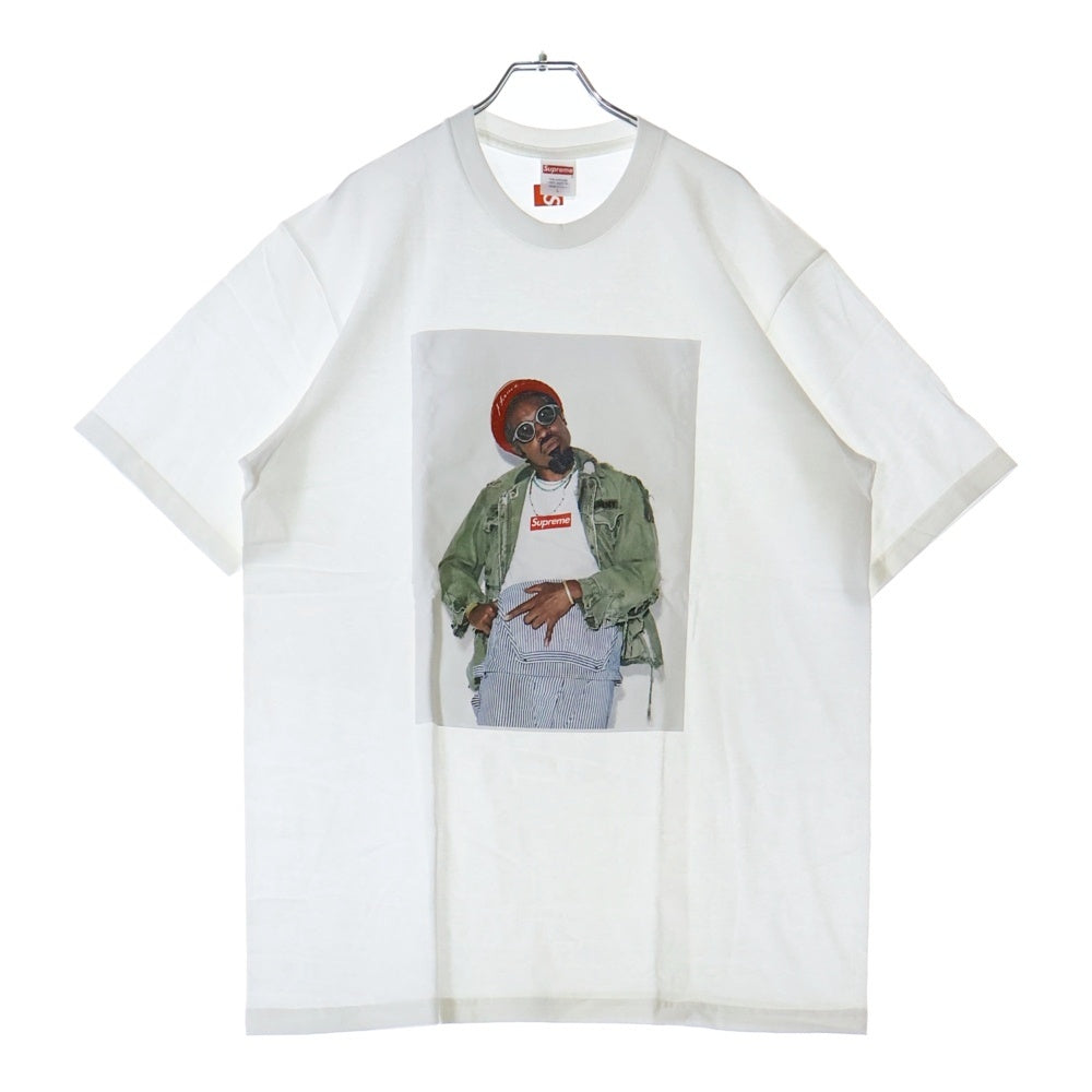 SUPREME(シュプリーム) 22AW Andre 3000 Tee アンドレ 3000 プリント クルーネック 半袖Tシャツ カットソー ホワイト