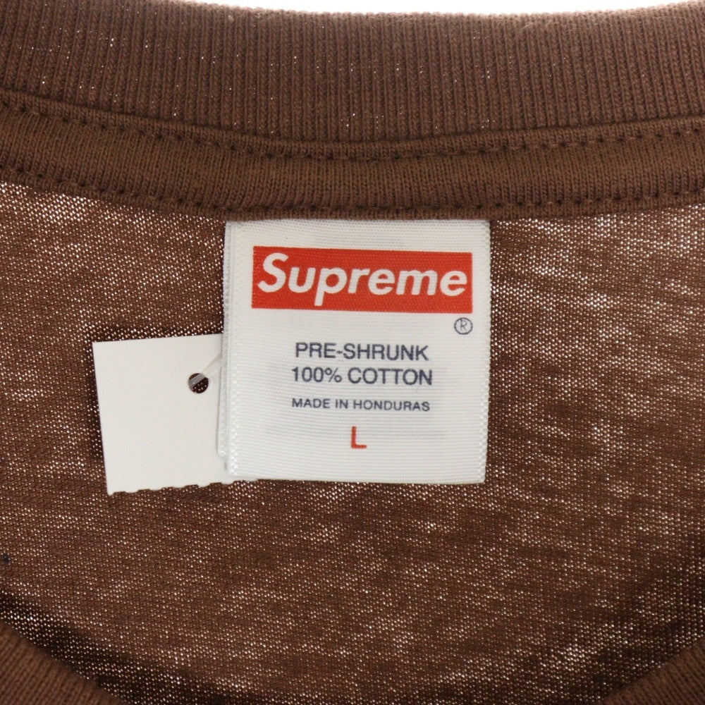 SUPREME(シュプリーム) 24AW Tyler The Creator Tee タイラー・ザ・クリエイター フォトプリント クルーネック 半袖Tシャツ カットソー ブラウン