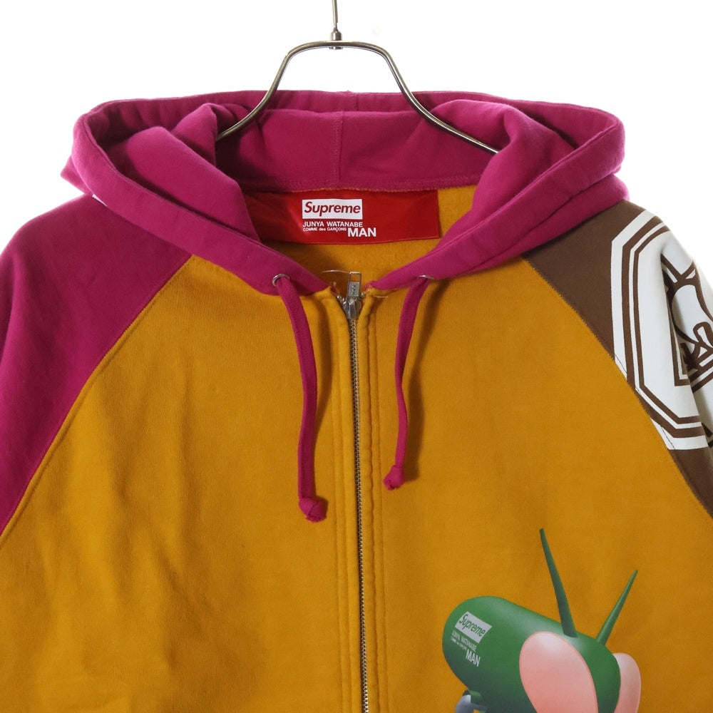 SUPREME(シュプリーム) 21AW ×JUNYA WATANABE COMME des GARCONS MAN ジュンヤワタナベ コムデギャルソン ジップアップ プルオーバースウェットパーカー