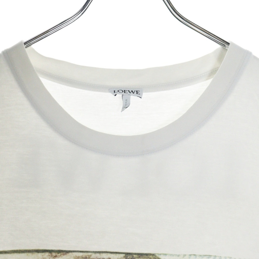 LOEWE(ロエベ) PIZZA PRINT TEE ピザ プリント クルーネック 半袖Tシャツ カットソー ホワイト H526Y22J31