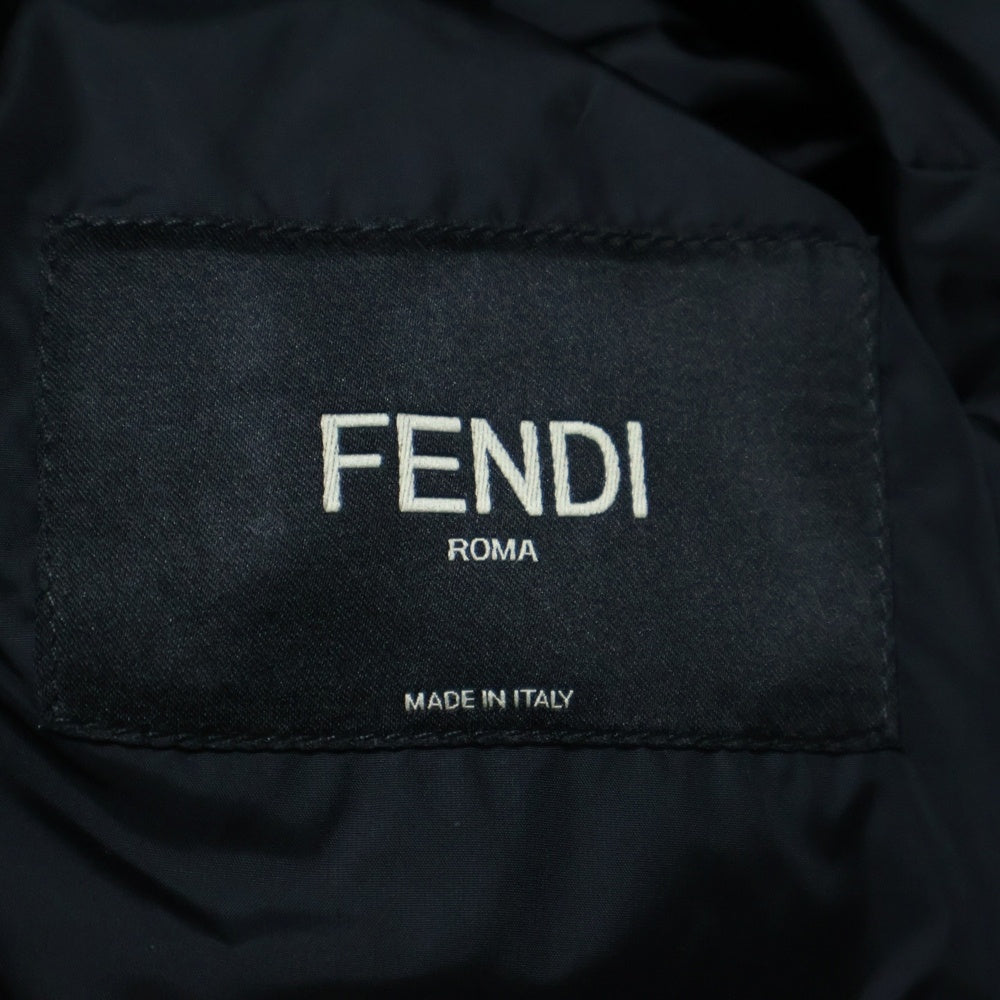 FENDI(フェンディ) ズッカ柄 FFロゴ ダウンジャケット ブラック FW1169 AKC7