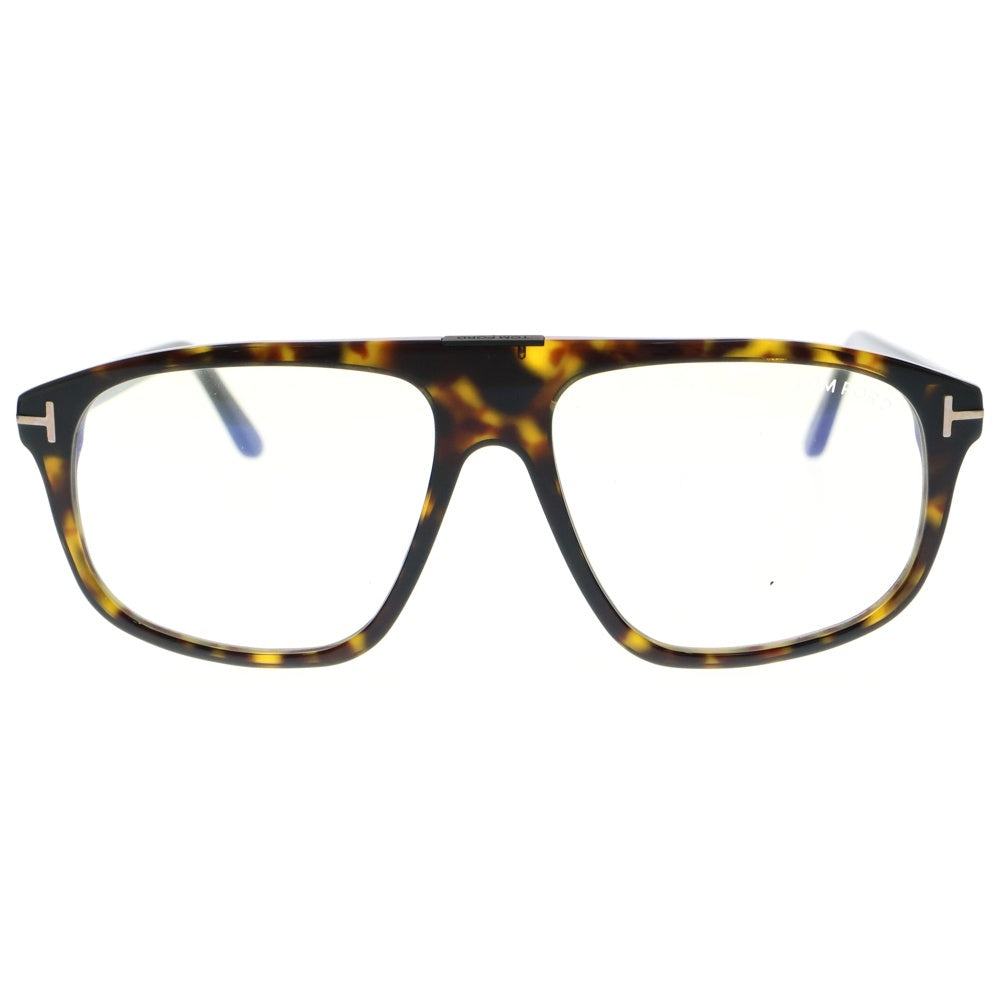 TOM FORD(トムフォード) ウェリントン スクエア アイウェア サングラス 眼鏡 ブラウン TF5901-B