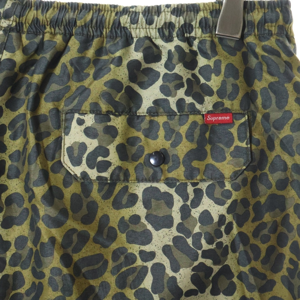 SUPREME(シュプリーム) 15SS Leopard Water Short レオパード ウォーターショーツ ハーフパンツ ブラウン