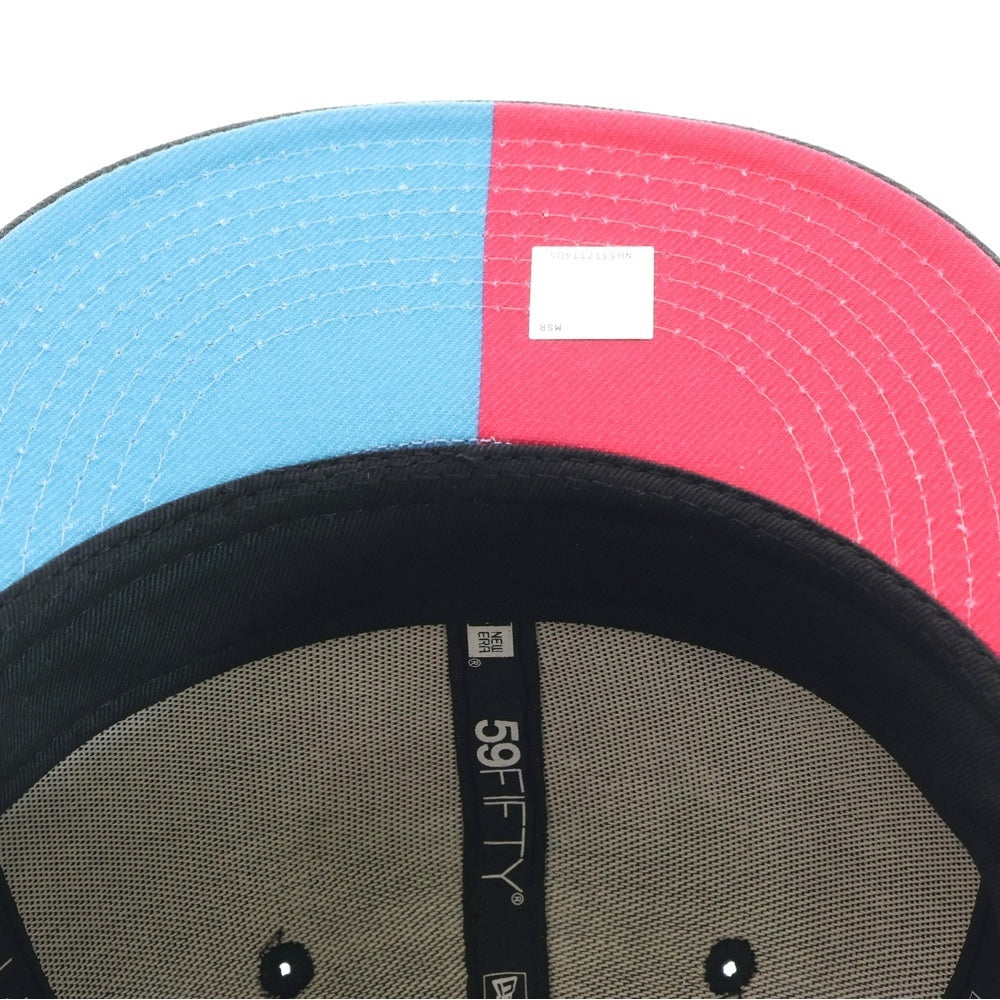 NEW ERA(ニューエラ) NEW YORK KNICKS ニューヨークニックス 刺繍 ベースボールキャップ 帽子 ブラック