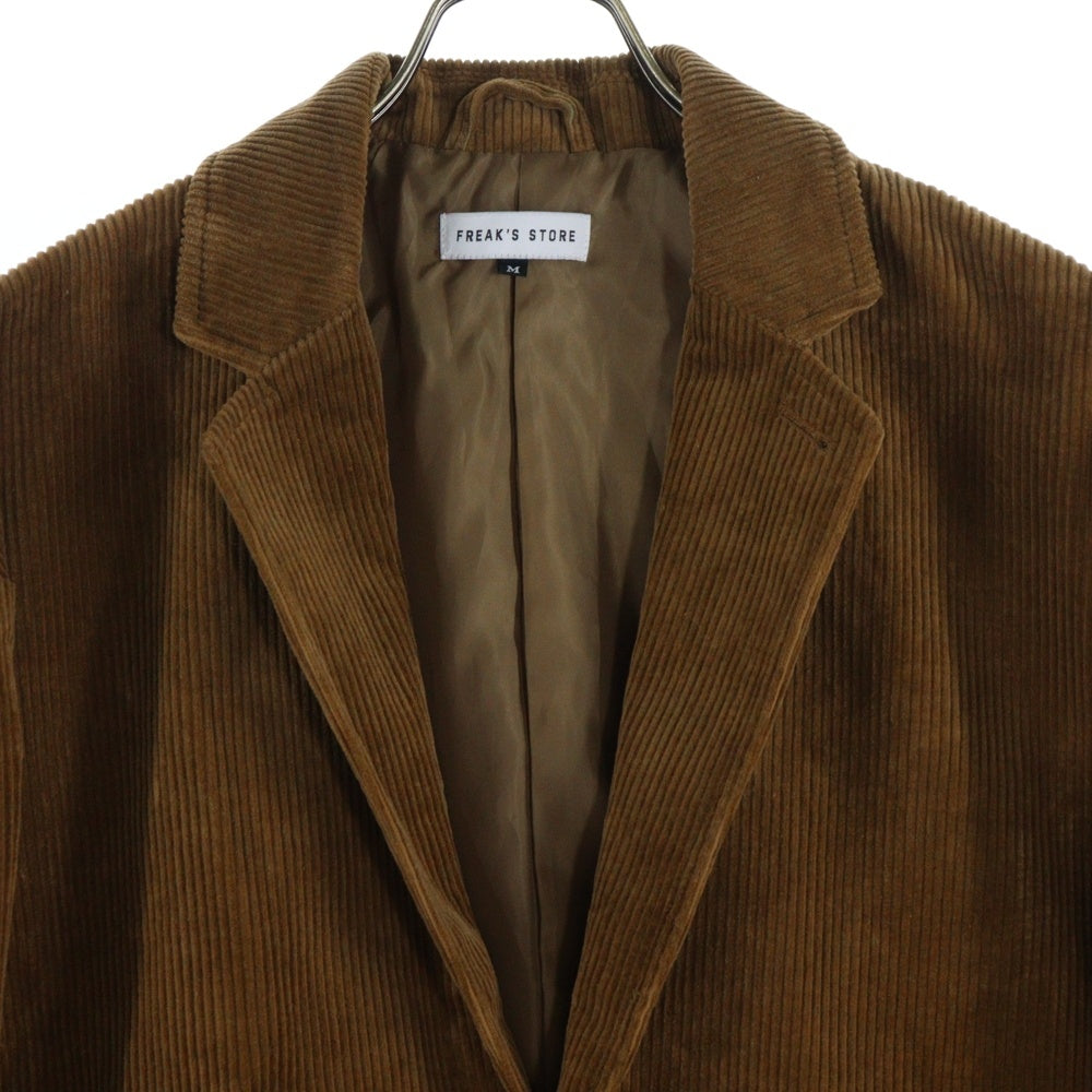 FREAK'S STORE(フリークスストア) 19AW コーデュロイ テーラードジャケット ブラウン FSEM-19AW-014JK