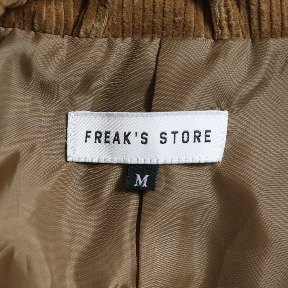 FREAK'S STORE(フリークスストア) 19AW コーデュロイ テーラードジャケット ブラウン FSEM-19AW-014JK
