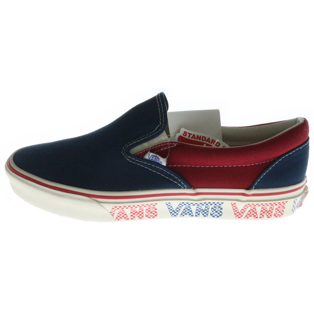 VANS(ヴァンズ) × STANDARD CALIFORNIA V98R SD2 Slip-On スタンダード カリフォルニア スリッポン ローカットスニーカー ブルー/レッド US10/28cm 535258-0001