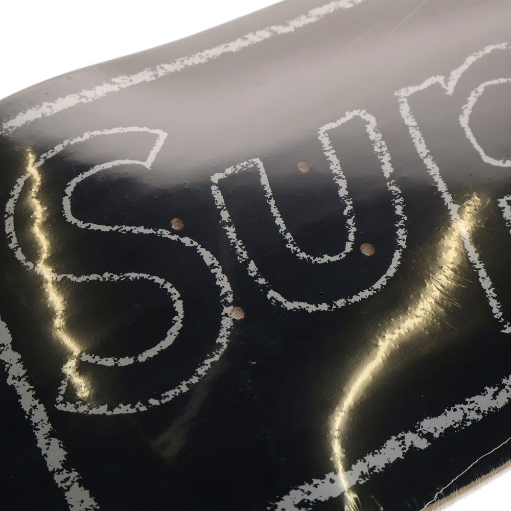 SUPREME(シュプリーム) 21SS × KAWS Chalk Logo Skateboard Deck カウズ チョークロゴ スケートボード デッキ ブラック