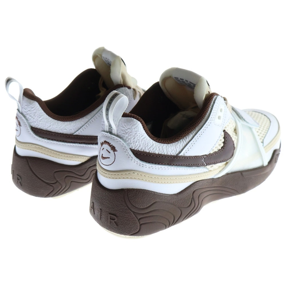 NIKE(ナイキ) ×TRAVIS SCOTT Zoom Field Jaxxトラヴィススコット ズームフィールドジャックス ローカットスニーカー ブラウン/ホワイト US9.5/27.5cm HQ3073-100