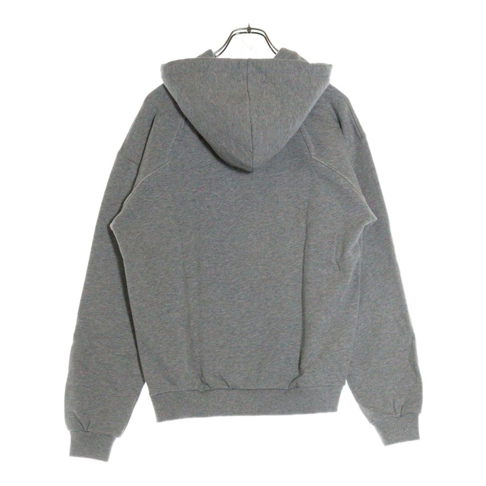 CELINE(セリーヌ) 22SS GOTHIC STUDS HOODIE スタッズ ゴシックロゴ プルオーバースウェットパーカー フーディ グレー 2Y588670Q