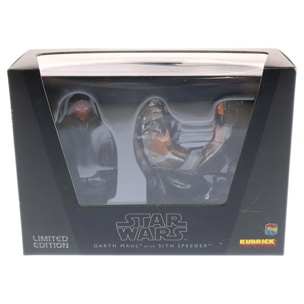 MEDICOM TOY(メディコムトイ) × STARWARS KUBRICK スターウォーズ キューブリック ダース・モール with シス・スピーダー 100% フィギュア セット マルチ