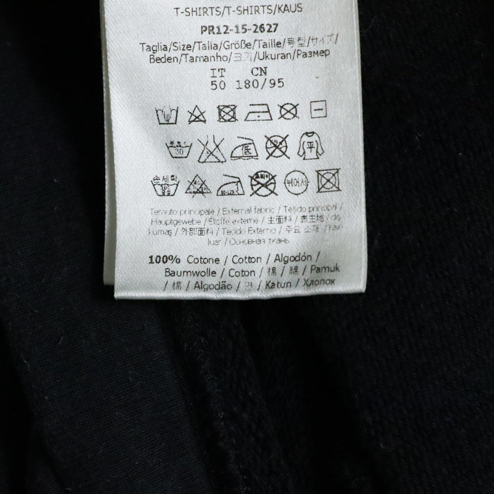 FENDI(フェンディ) フロントポケット クルーネック スウェット 半袖Tシャツ ブラック FY0761
