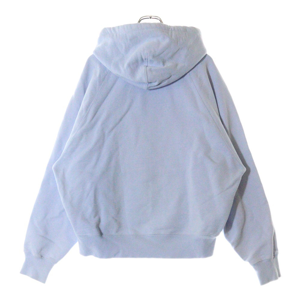 AMI Alexandre Mattiussi(アミアレクサンドルマテュッシ) AMI DE COEUR Sweat アミ ドゥ クール ハートロゴ 刺繍 プルオーバースウェットパーカー フーディ ブルー USW204.747