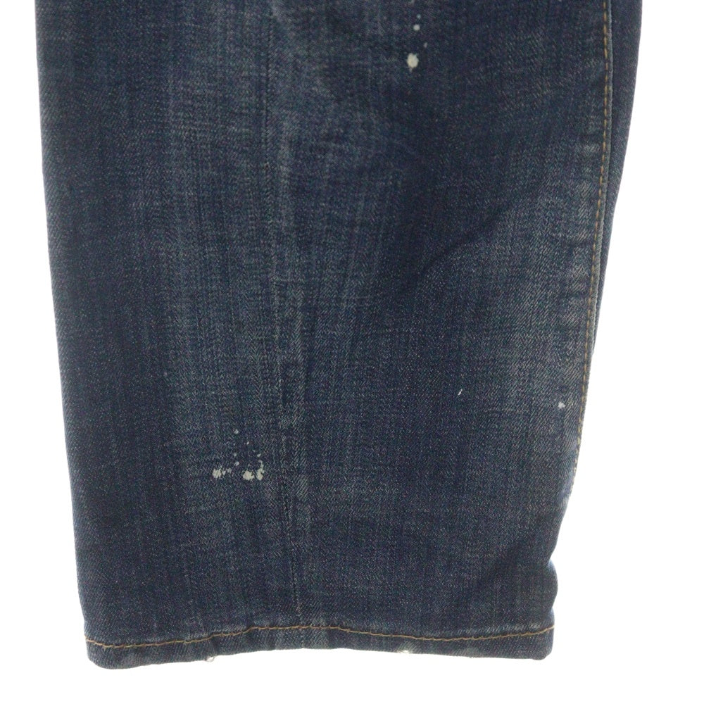 DSQUARED2(ディースクエアード) 19AW Tidy Biker Jean ダメージ加工 ストレッチ ストレート デニムパンツ インディゴ S74LB0594 S30342
