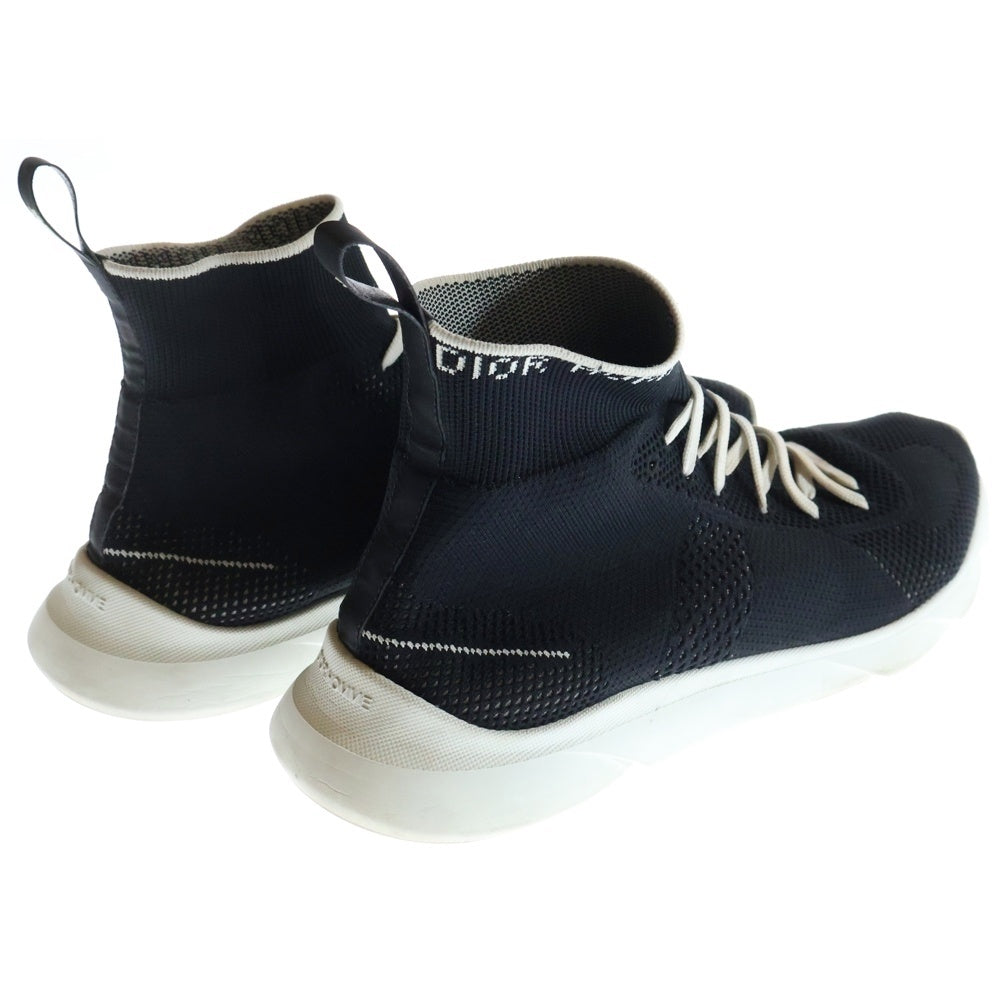 Dior HOMME(ディオールオム) 18SS B21 ハイカット ソックススニーカー ブラック 3SN224YAE