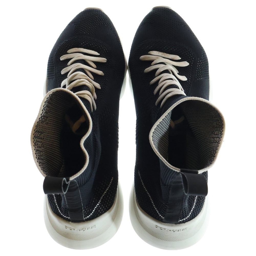 Dior HOMME(ディオールオム) 18SS B21 ハイカット ソックススニーカー ブラック 3SN224YAE