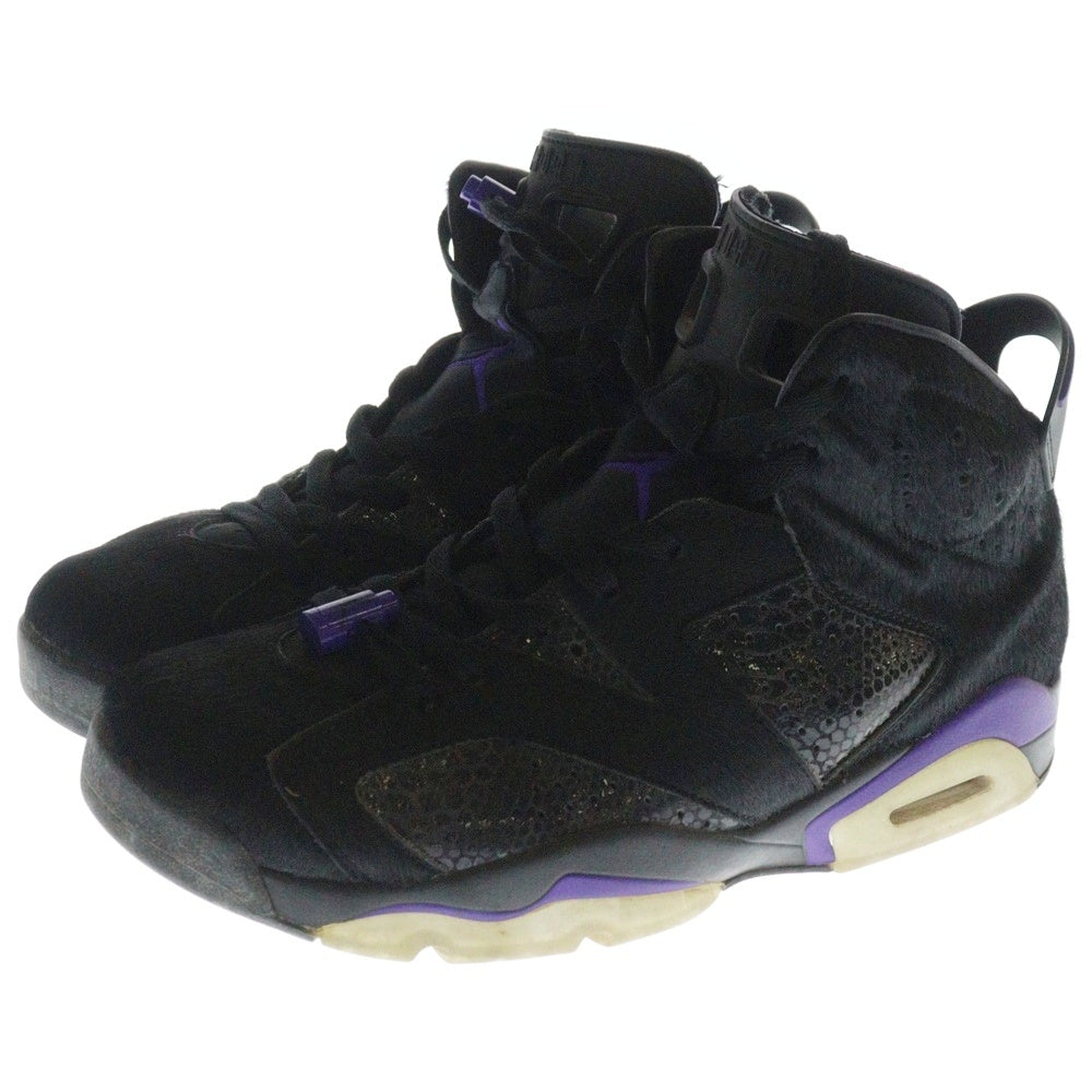 NIKE(ナイキ) Air Jordan 6 NRG Black Dark Concord エアジョーダン6 ブラックダークコンコルド ブラック/パープル US9.5/27.5cm AR2257-005