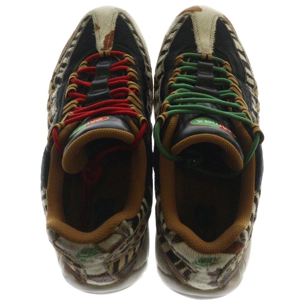 NIKE(ナイキ) ×ATMOS AIR MAX 95 DLX ANIMAL PACK アトモス エアマックス95 DLX アニマルパック ローカットスニーカー US10/28cm マルチ AQ0929-200