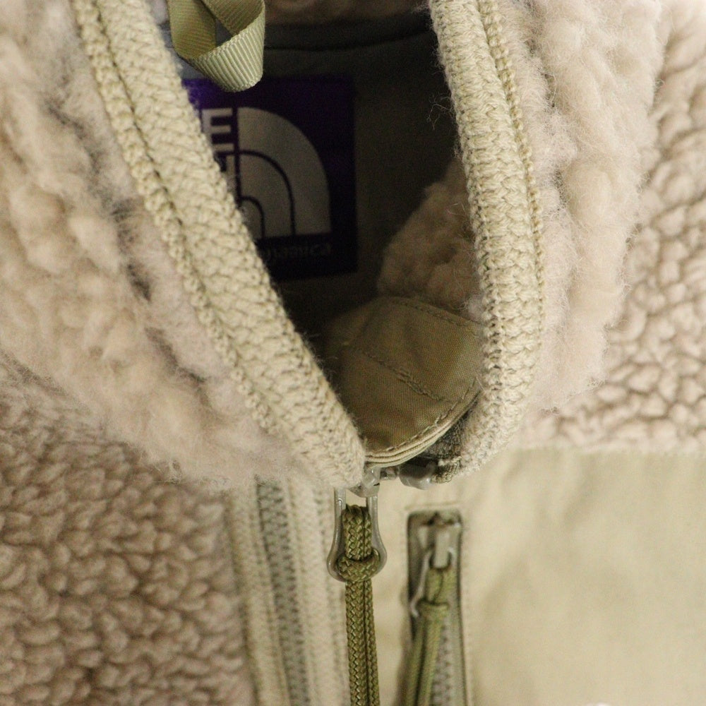 THE NORTH FACE PURPLE LABEL(ノースフェイスパープルレーベル) Wool Boa Fleece Field Jacket ボアスリース ジップアップ ジャケット ベージュ NA2252N