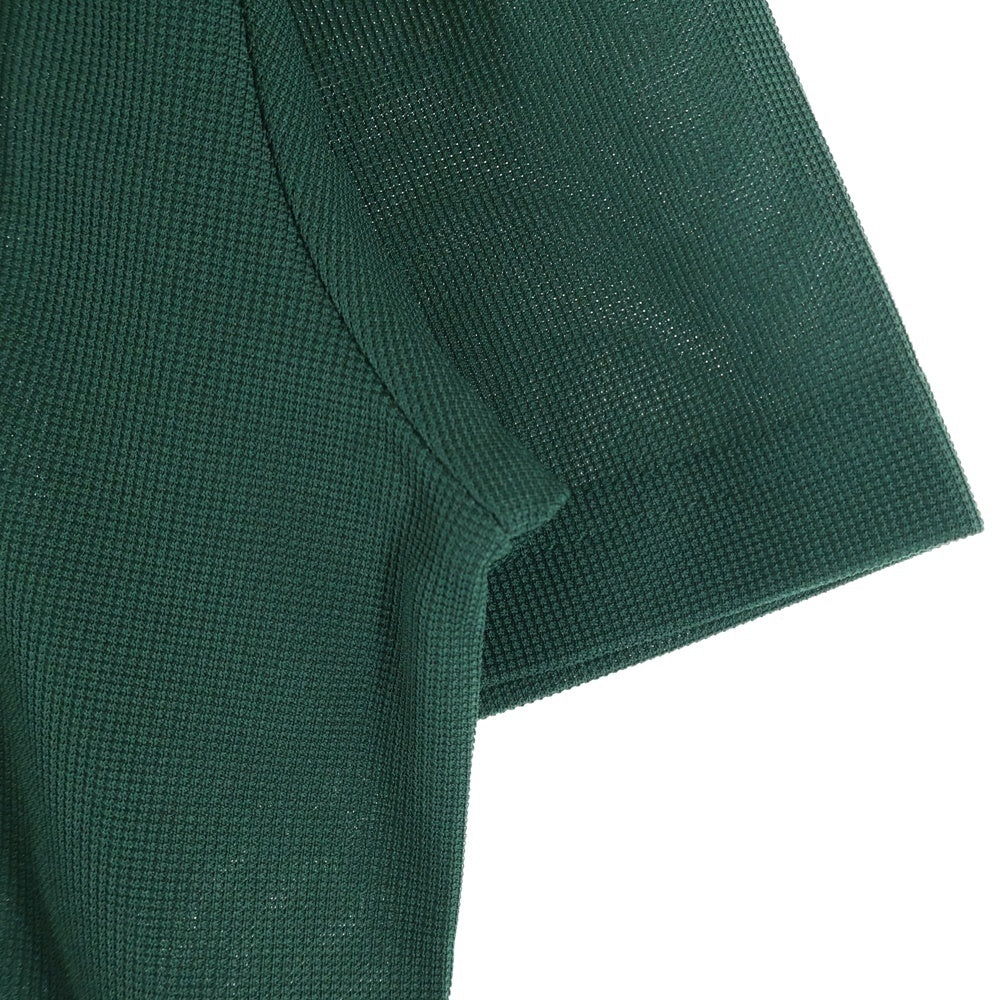 THE NORTH FACE(ザノースフェイス) ロゴ刺繍 右ポケット 半袖ポロシャツ カーキ NFK57D01